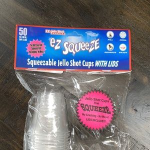 EZ squeeze Jell-O shot cups